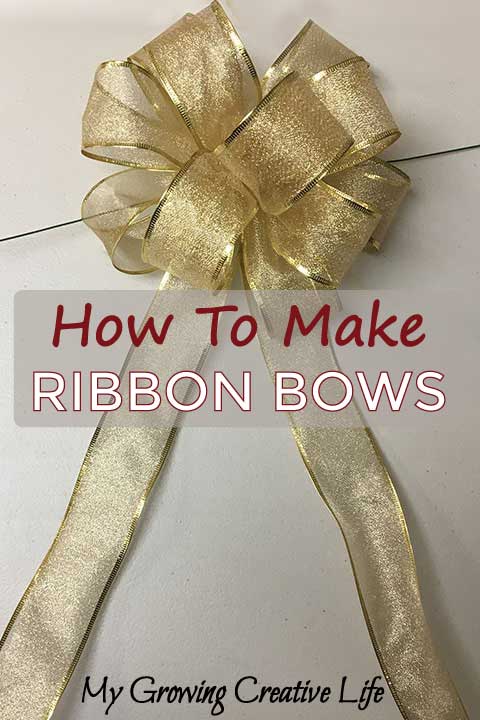 How To Make Ribbon Bows