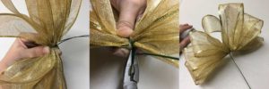 Securing Bow With Wire