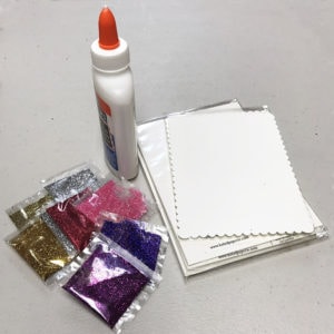 Supplies For Making Glitter Valentines Day Cards