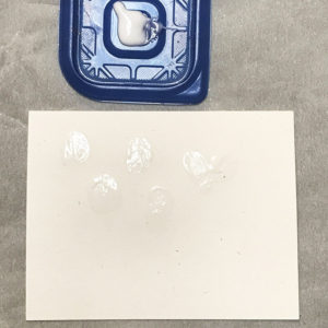Adding Balloon Shapes To Card With Glue