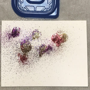 Adding Glitter To Card