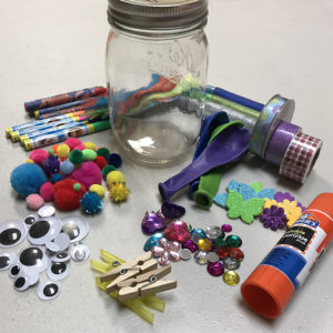 Supplies For Making Mason Jar Gift For Crafty Kids