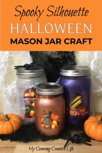 DIY halloween mason jar craft